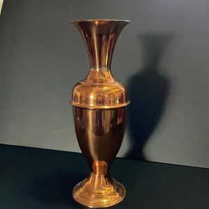 Vintage Copper Vase Home Decor